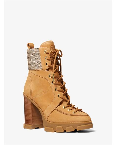 michael kors 39 buty|Michael Kors lace up boots.